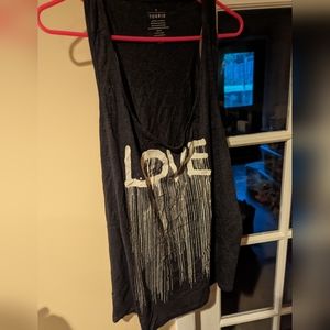 Torrid love tank top size 3